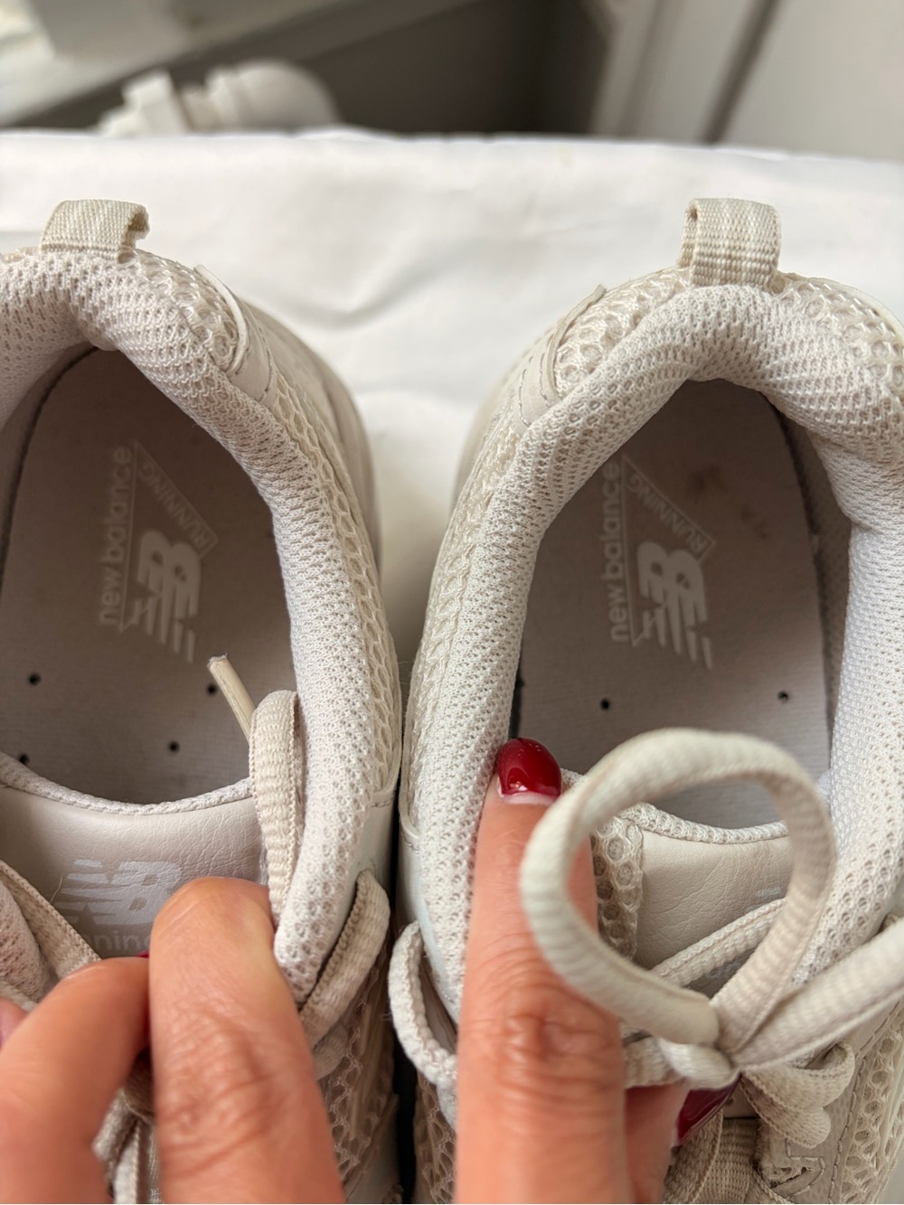 NEW BALANCE Women's Athletic Sneaker in Light Beige - Picture 7 of 8